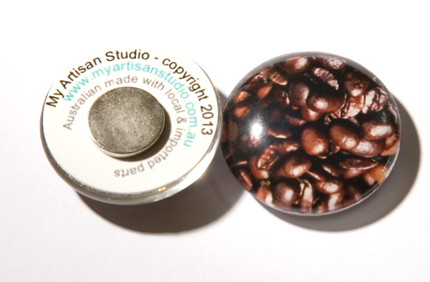Coffee Bean Fridge Magnet Hand Made Gifts Ballarat