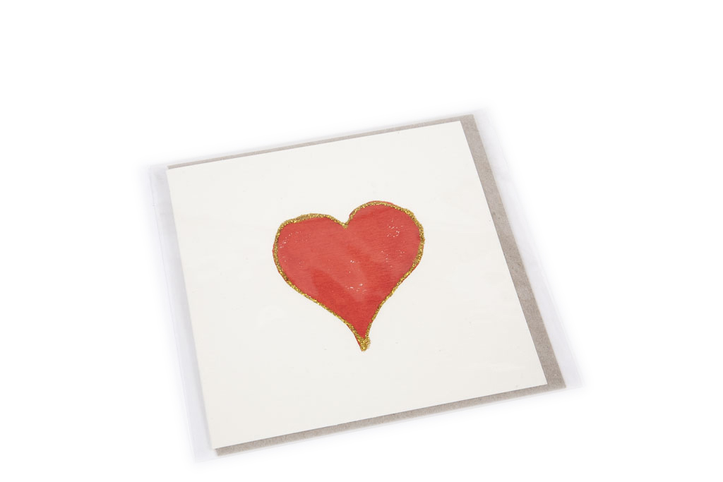 Hand Made card Ballarat Heart