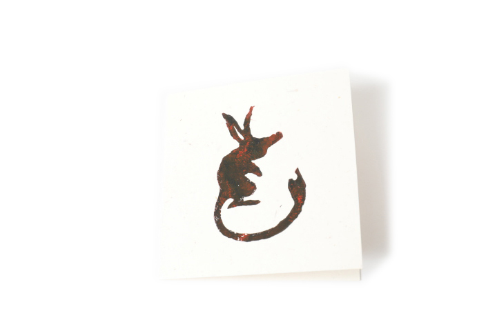 Australian native animal greeting card handmade Ballarat